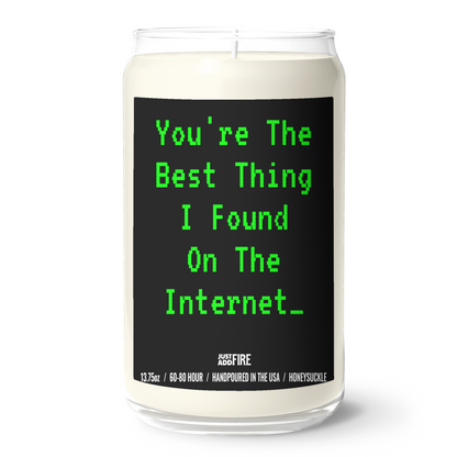 13.75oz Clear Jar Candle | 3"x3.75" White Label