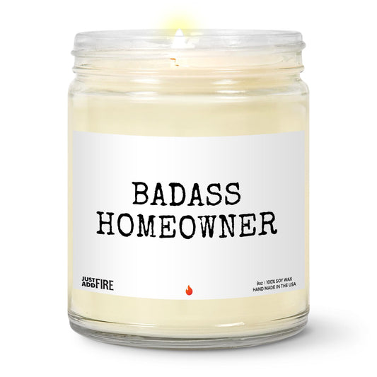 Badass Homeowner Soy Wax Candle