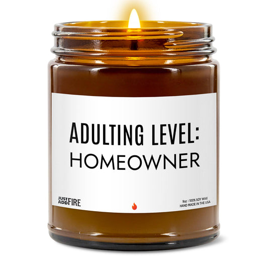 Adulting Level Homeowner Soy Wax Candle